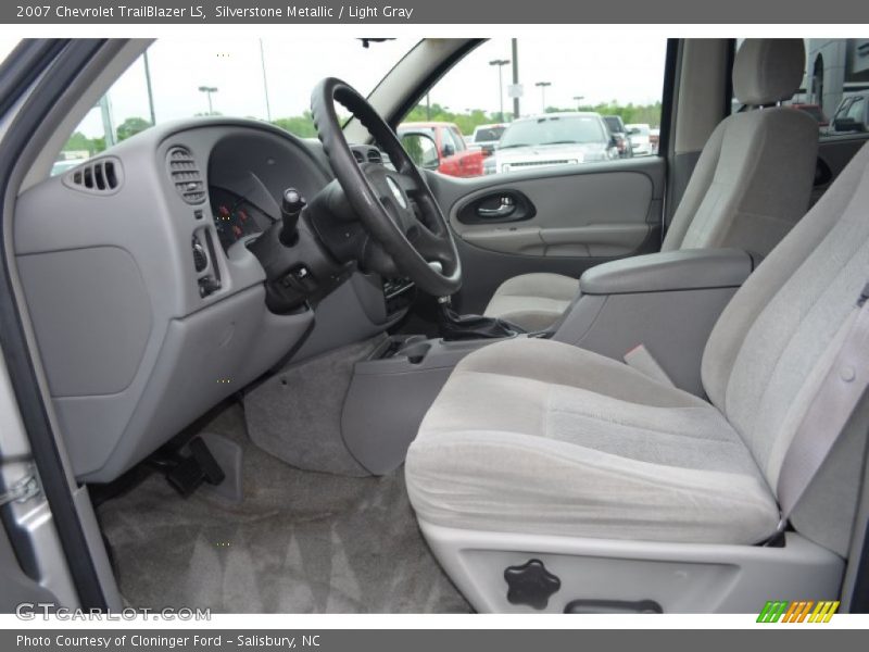 Silverstone Metallic / Light Gray 2007 Chevrolet TrailBlazer LS