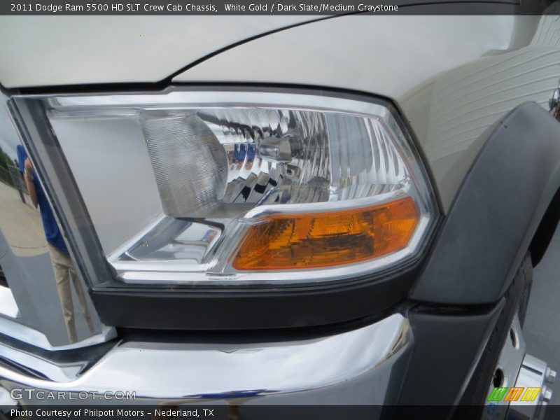 White Gold / Dark Slate/Medium Graystone 2011 Dodge Ram 5500 HD SLT Crew Cab Chassis