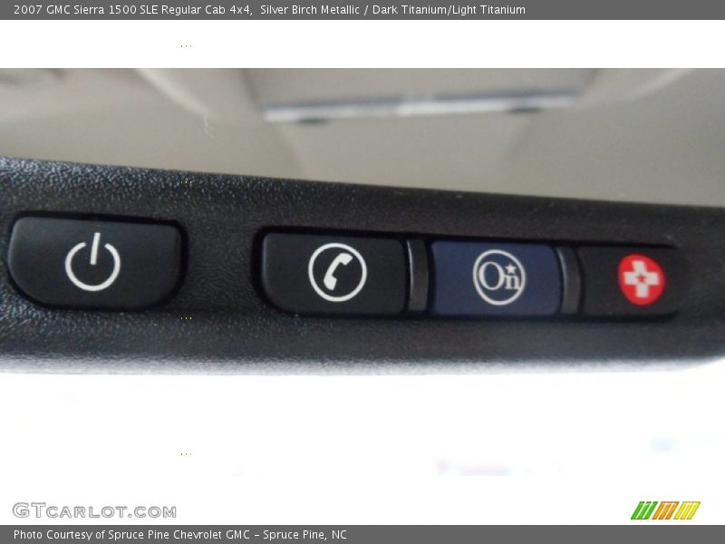 Silver Birch Metallic / Dark Titanium/Light Titanium 2007 GMC Sierra 1500 SLE Regular Cab 4x4