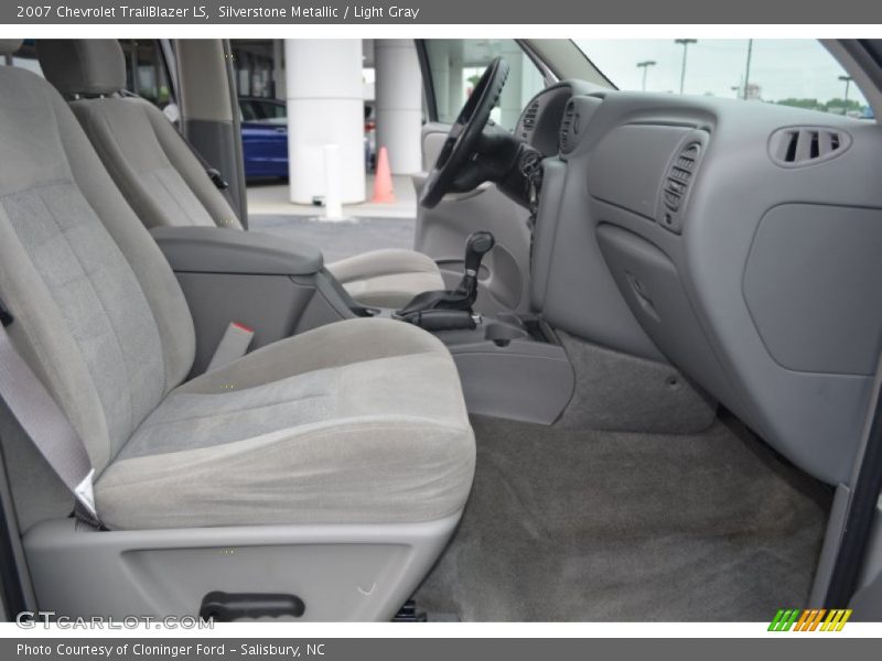 Silverstone Metallic / Light Gray 2007 Chevrolet TrailBlazer LS