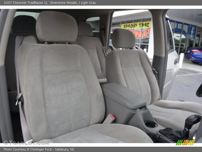 Silverstone Metallic / Light Gray 2007 Chevrolet TrailBlazer LS