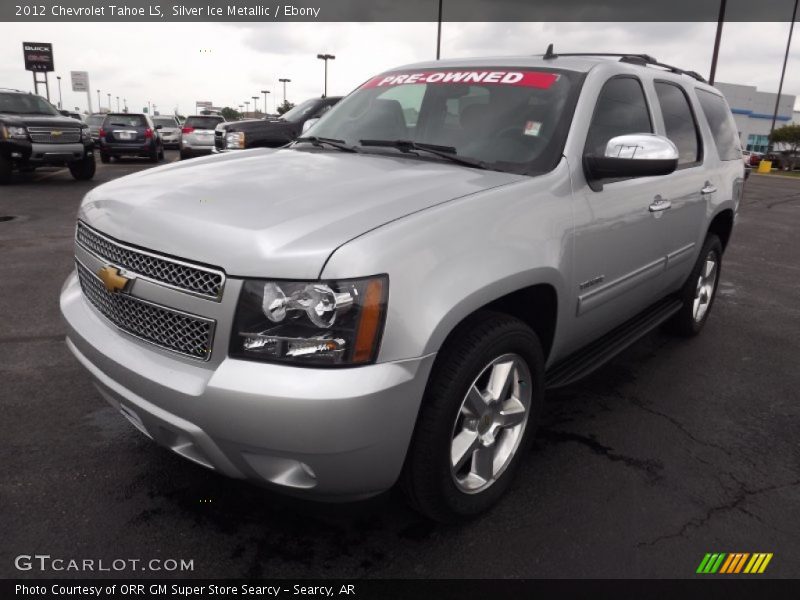 Silver Ice Metallic / Ebony 2012 Chevrolet Tahoe LS