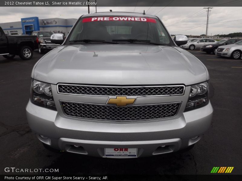 Silver Ice Metallic / Ebony 2012 Chevrolet Tahoe LS