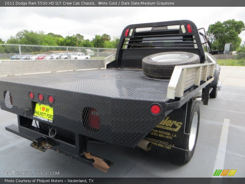 White Gold / Dark Slate/Medium Graystone 2011 Dodge Ram 5500 HD SLT Crew Cab Chassis