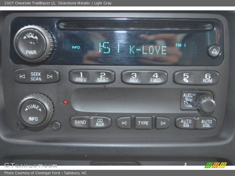 Silverstone Metallic / Light Gray 2007 Chevrolet TrailBlazer LS