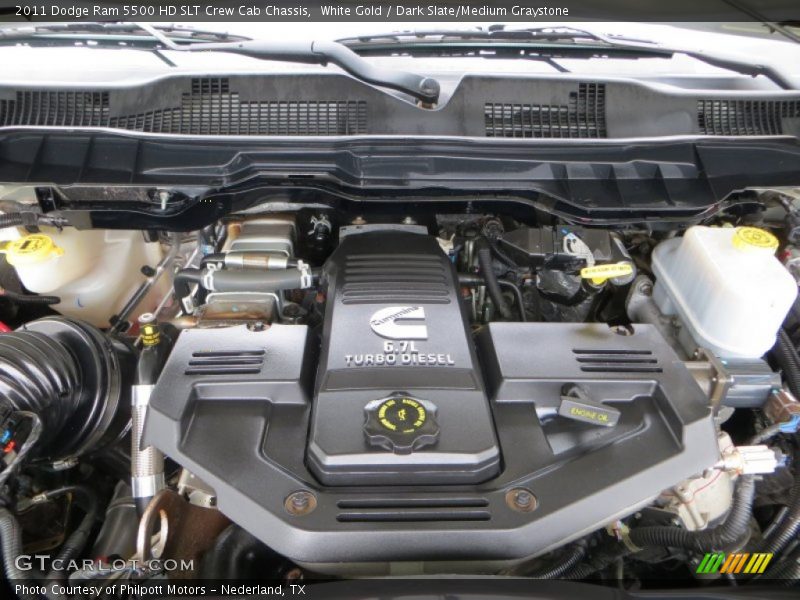  2011 Ram 5500 HD SLT Crew Cab Chassis Engine - 6.7 Liter OHV 24-Valve Cummins Turbo-Diesel Inline 6 Cylinder