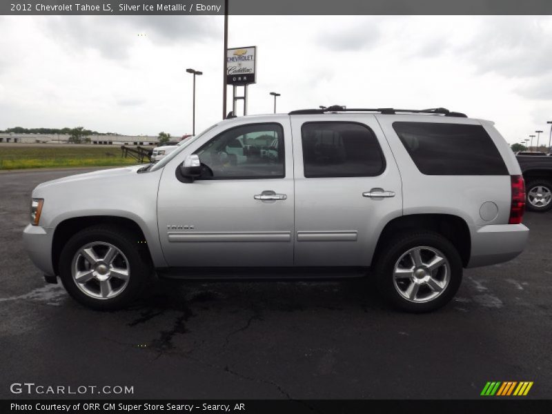 Silver Ice Metallic / Ebony 2012 Chevrolet Tahoe LS