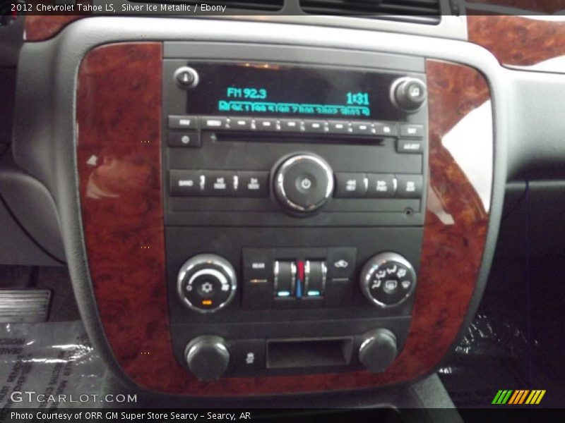 Silver Ice Metallic / Ebony 2012 Chevrolet Tahoe LS