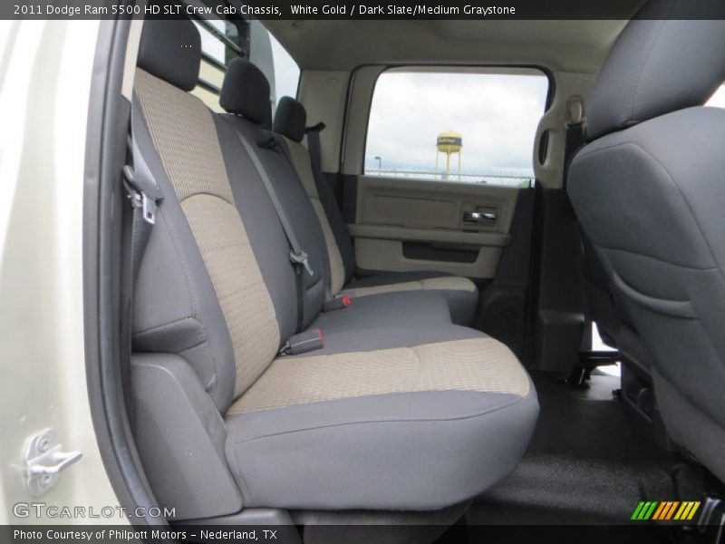 White Gold / Dark Slate/Medium Graystone 2011 Dodge Ram 5500 HD SLT Crew Cab Chassis
