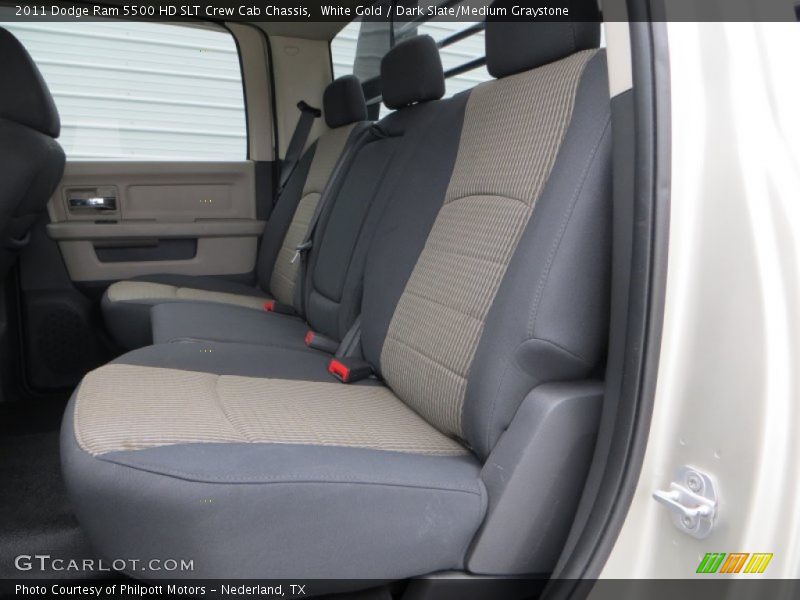 Rear Seat of 2011 Ram 5500 HD SLT Crew Cab Chassis
