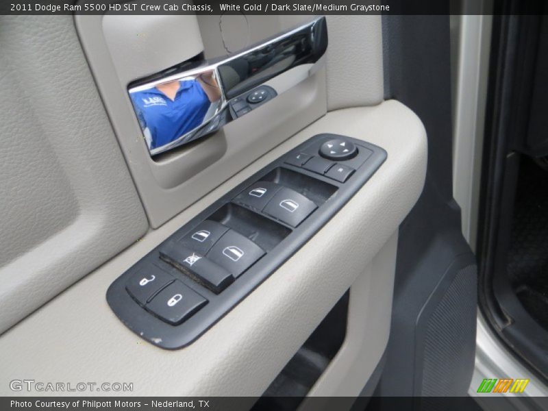 White Gold / Dark Slate/Medium Graystone 2011 Dodge Ram 5500 HD SLT Crew Cab Chassis