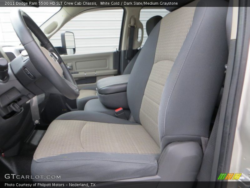 Front Seat of 2011 Ram 5500 HD SLT Crew Cab Chassis