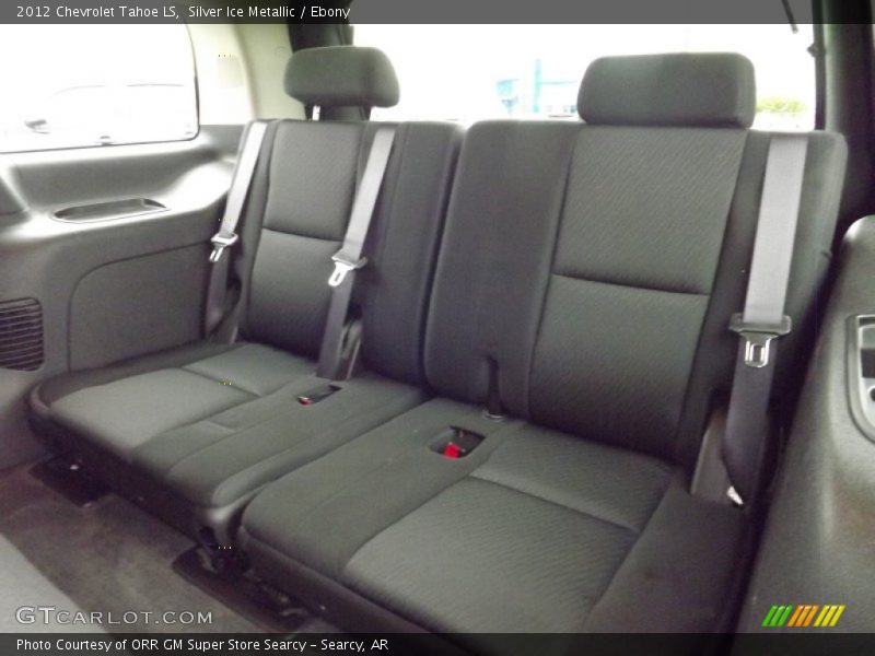 Rear Seat of 2012 Tahoe LS