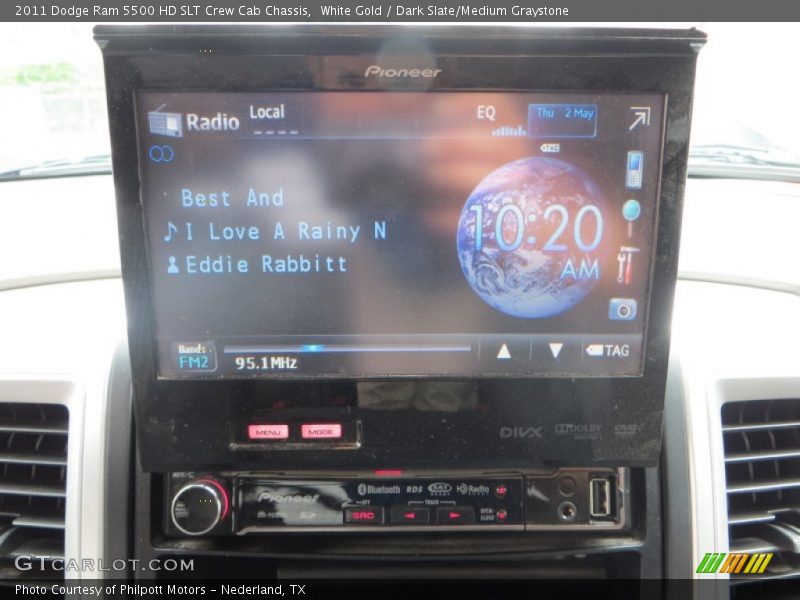 White Gold / Dark Slate/Medium Graystone 2011 Dodge Ram 5500 HD SLT Crew Cab Chassis