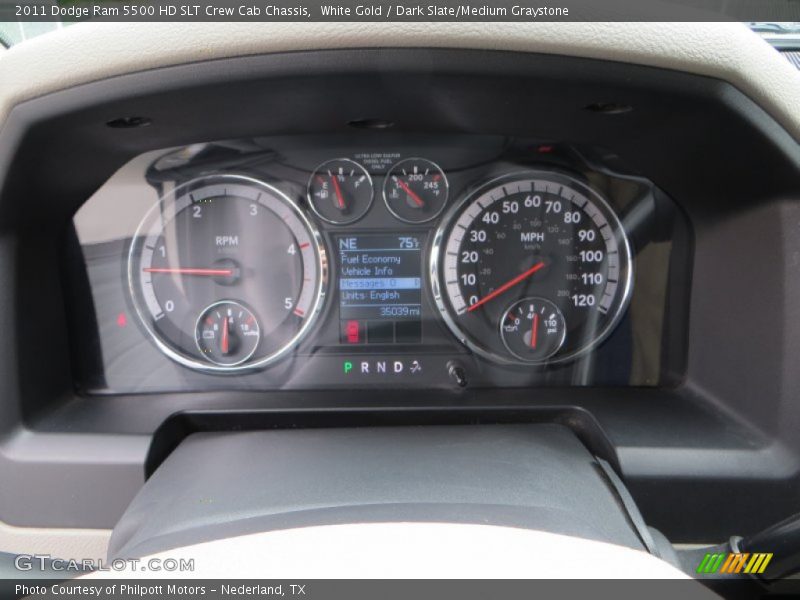  2011 Ram 5500 HD SLT Crew Cab Chassis SLT Crew Cab Chassis Gauges