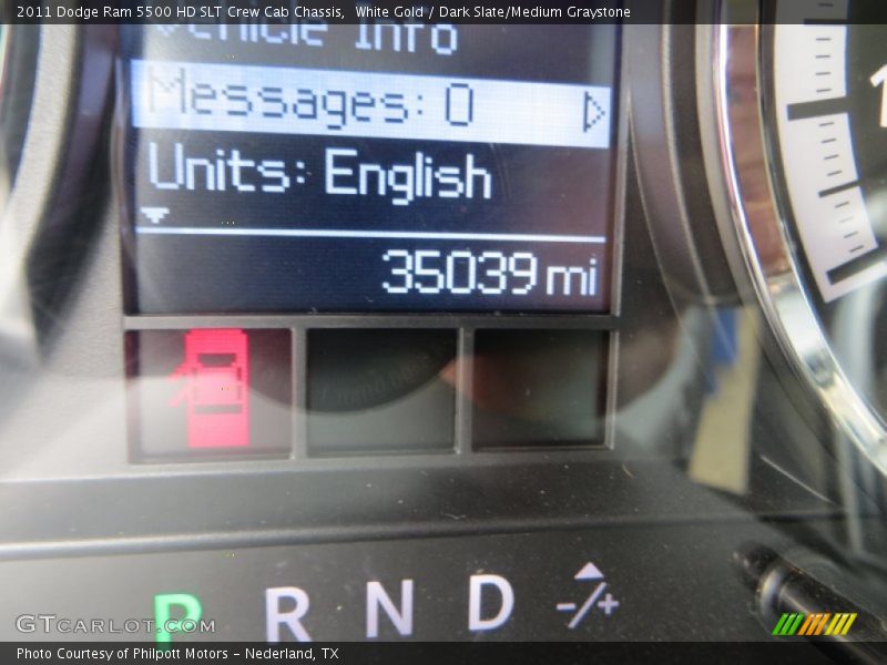 White Gold / Dark Slate/Medium Graystone 2011 Dodge Ram 5500 HD SLT Crew Cab Chassis