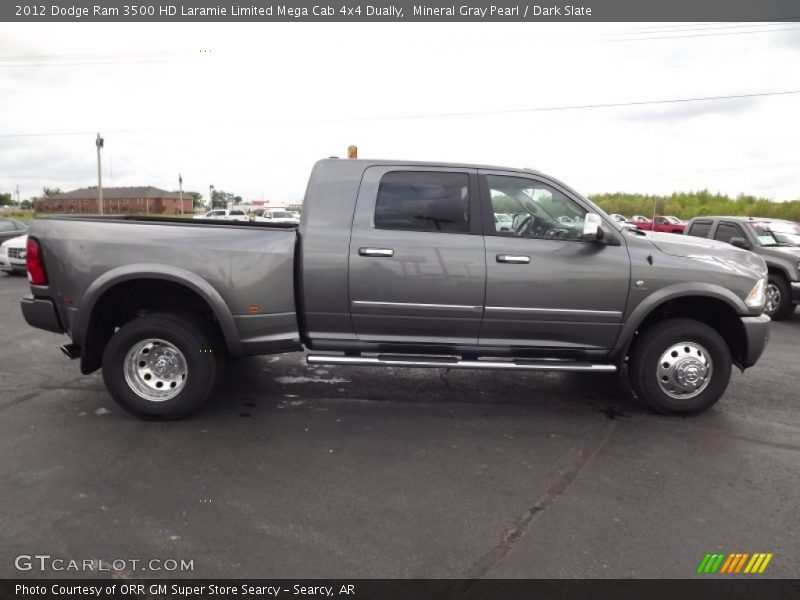  2012 Ram 3500 HD Laramie Limited Mega Cab 4x4 Dually Mineral Gray Pearl