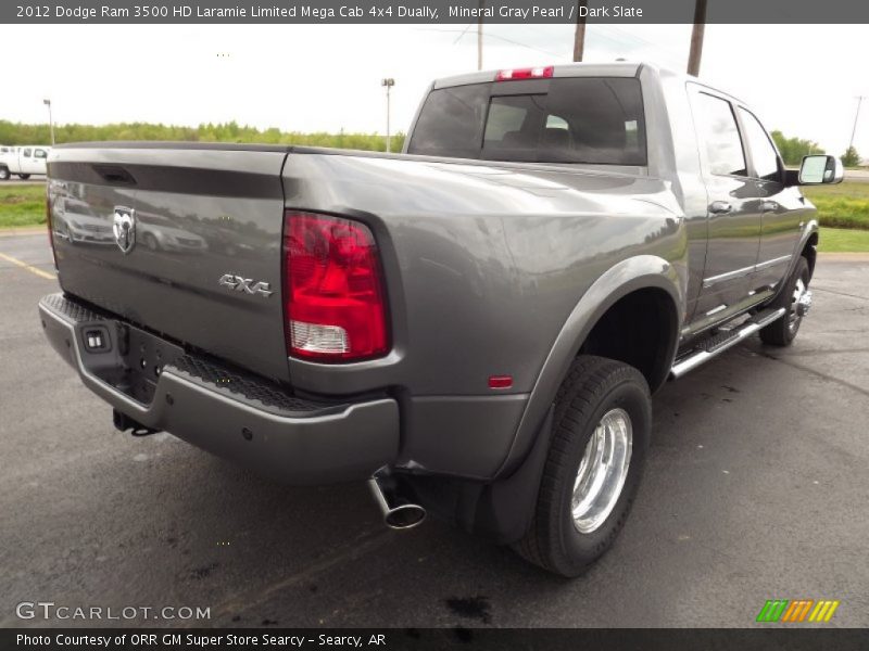  2012 Ram 3500 HD Laramie Limited Mega Cab 4x4 Dually Mineral Gray Pearl