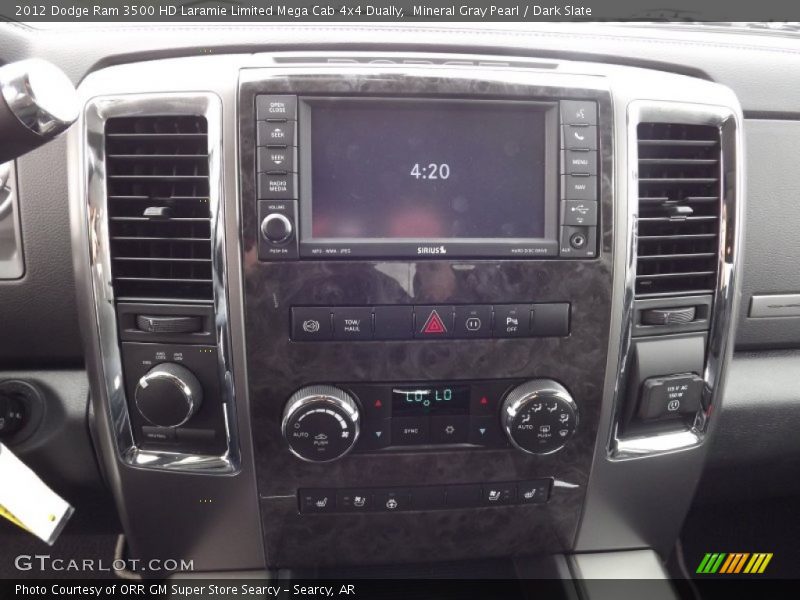 Controls of 2012 Ram 3500 HD Laramie Limited Mega Cab 4x4 Dually
