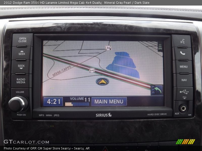 Navigation of 2012 Ram 3500 HD Laramie Limited Mega Cab 4x4 Dually