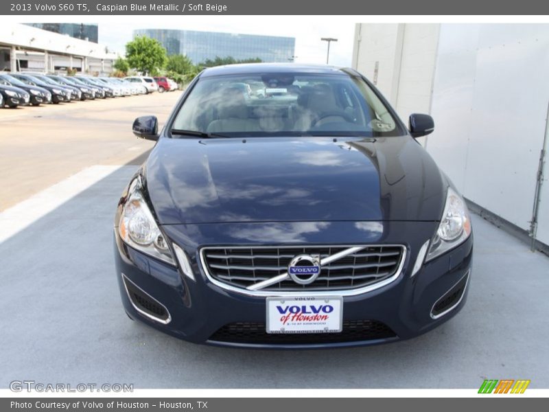 Caspian Blue Metallic / Soft Beige 2013 Volvo S60 T5