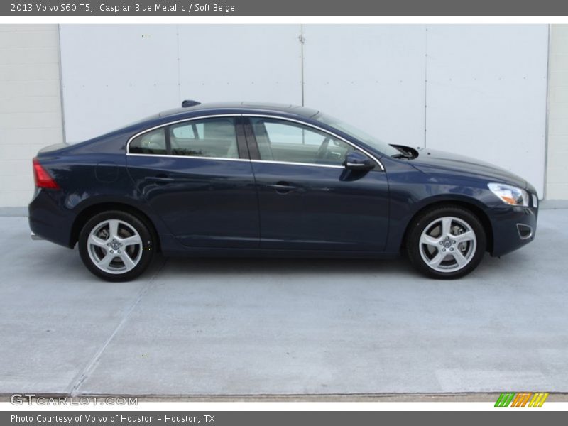 Caspian Blue Metallic / Soft Beige 2013 Volvo S60 T5