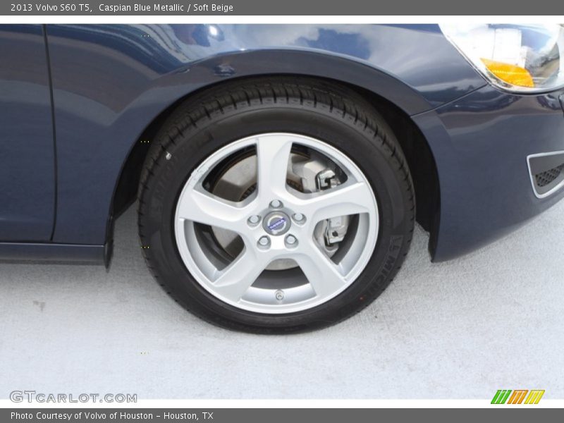 Caspian Blue Metallic / Soft Beige 2013 Volvo S60 T5