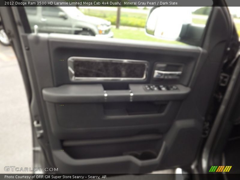 Mineral Gray Pearl / Dark Slate 2012 Dodge Ram 3500 HD Laramie Limited Mega Cab 4x4 Dually