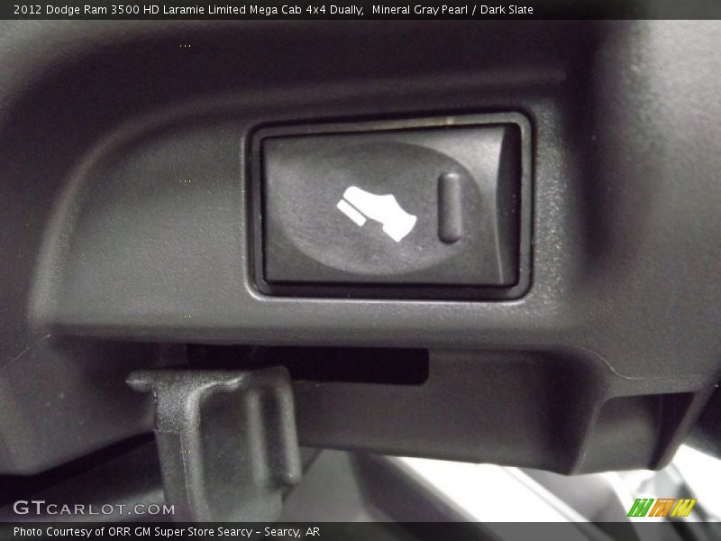 Mineral Gray Pearl / Dark Slate 2012 Dodge Ram 3500 HD Laramie Limited Mega Cab 4x4 Dually