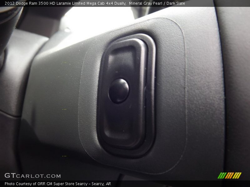 Mineral Gray Pearl / Dark Slate 2012 Dodge Ram 3500 HD Laramie Limited Mega Cab 4x4 Dually