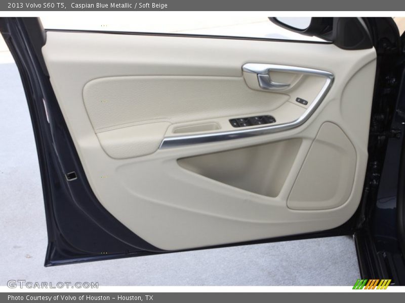 Caspian Blue Metallic / Soft Beige 2013 Volvo S60 T5