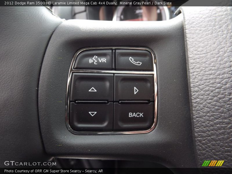 Controls of 2012 Ram 3500 HD Laramie Limited Mega Cab 4x4 Dually