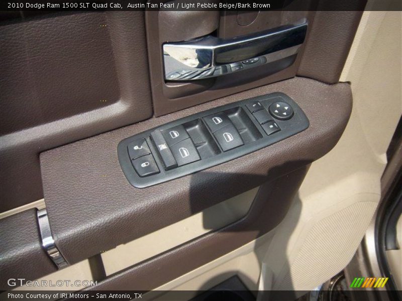 Austin Tan Pearl / Light Pebble Beige/Bark Brown 2010 Dodge Ram 1500 SLT Quad Cab