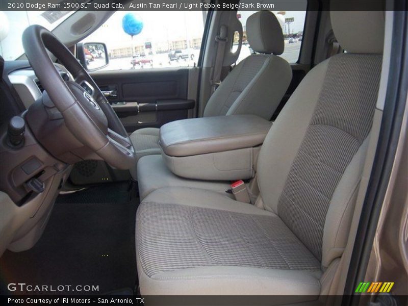 Austin Tan Pearl / Light Pebble Beige/Bark Brown 2010 Dodge Ram 1500 SLT Quad Cab