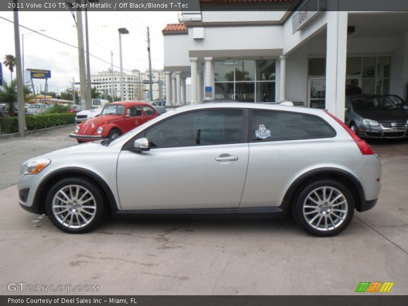 Silver Metallic / Off Black/Blonde T-Tec 2011 Volvo C30 T5