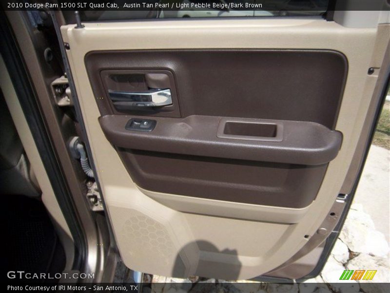 Austin Tan Pearl / Light Pebble Beige/Bark Brown 2010 Dodge Ram 1500 SLT Quad Cab