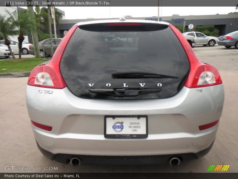 Silver Metallic / Off Black/Blonde T-Tec 2011 Volvo C30 T5