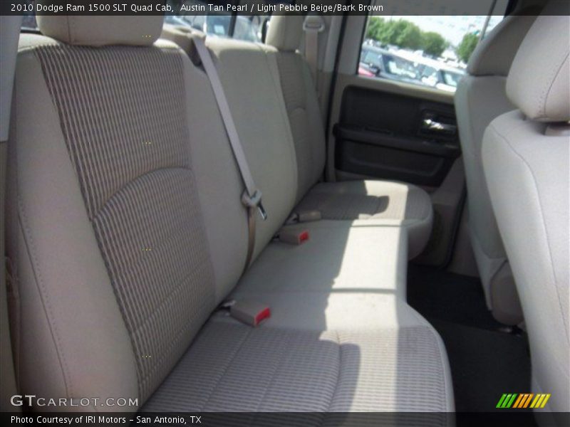 Austin Tan Pearl / Light Pebble Beige/Bark Brown 2010 Dodge Ram 1500 SLT Quad Cab