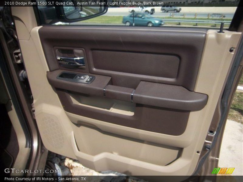 Austin Tan Pearl / Light Pebble Beige/Bark Brown 2010 Dodge Ram 1500 SLT Quad Cab