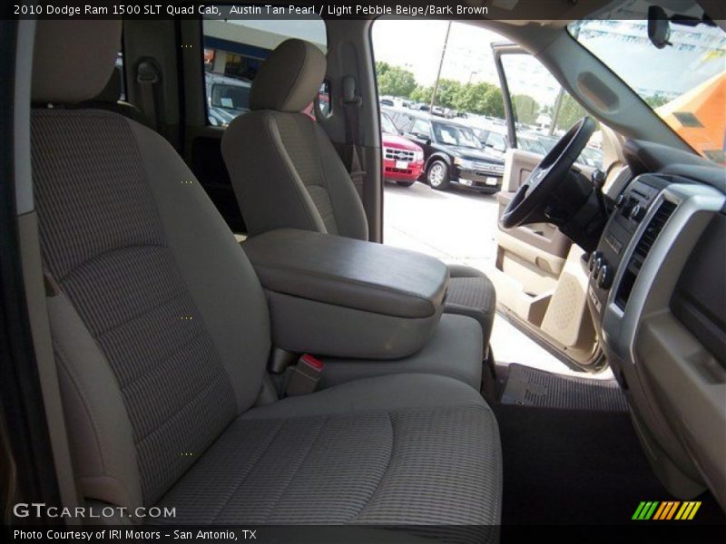 Austin Tan Pearl / Light Pebble Beige/Bark Brown 2010 Dodge Ram 1500 SLT Quad Cab