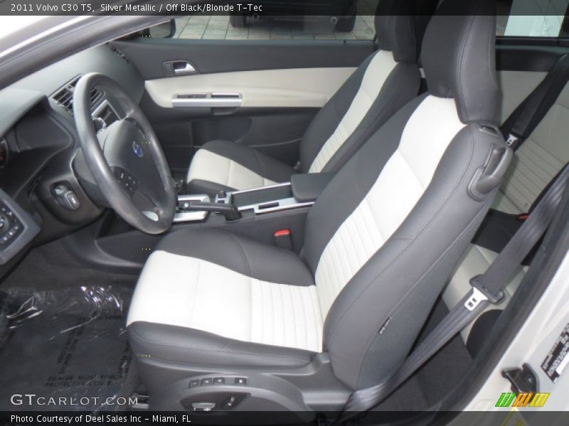 Silver Metallic / Off Black/Blonde T-Tec 2011 Volvo C30 T5