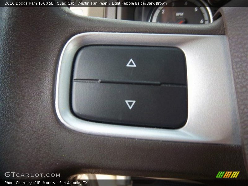 Austin Tan Pearl / Light Pebble Beige/Bark Brown 2010 Dodge Ram 1500 SLT Quad Cab