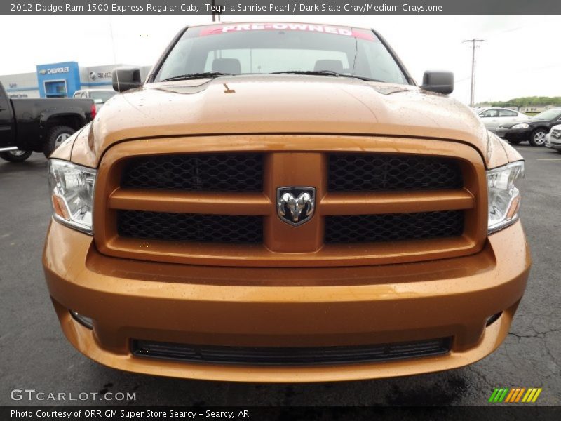 Tequila Sunrise Pearl / Dark Slate Gray/Medium Graystone 2012 Dodge Ram 1500 Express Regular Cab