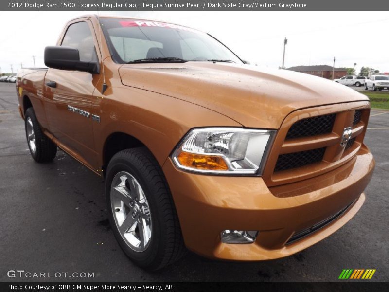 Tequila Sunrise Pearl / Dark Slate Gray/Medium Graystone 2012 Dodge Ram 1500 Express Regular Cab