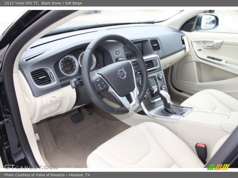 Black Stone / Soft Beige 2013 Volvo S60 T5