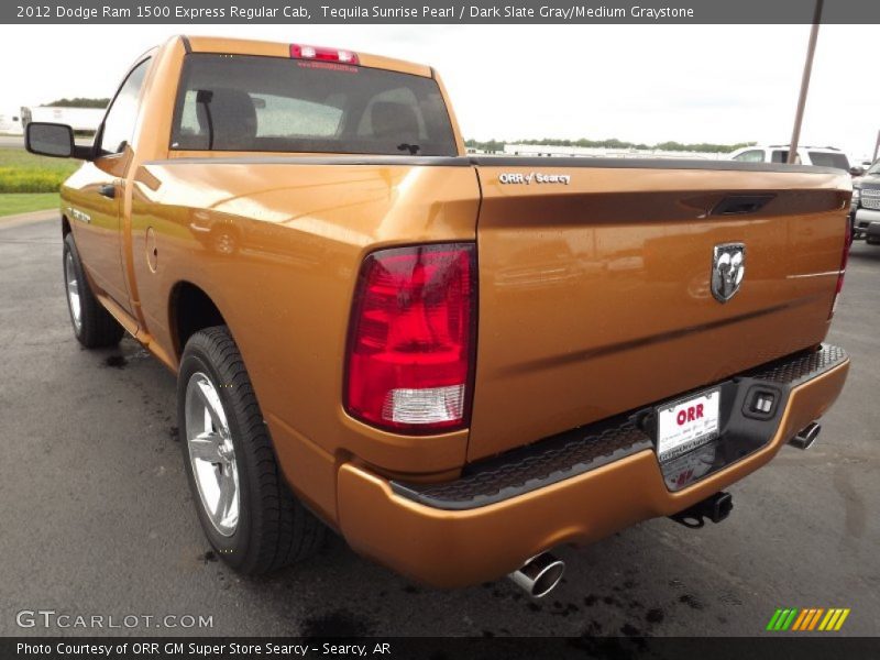 Tequila Sunrise Pearl / Dark Slate Gray/Medium Graystone 2012 Dodge Ram 1500 Express Regular Cab