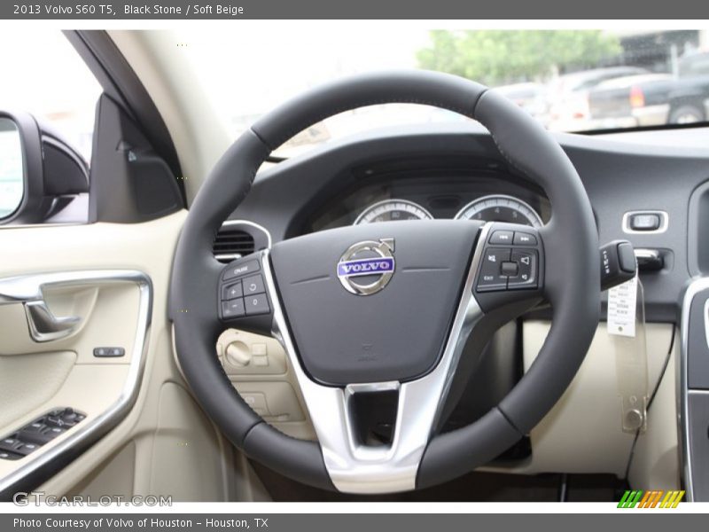 Black Stone / Soft Beige 2013 Volvo S60 T5