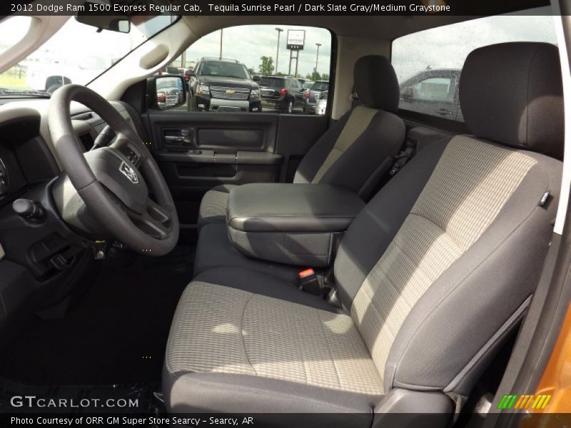 Tequila Sunrise Pearl / Dark Slate Gray/Medium Graystone 2012 Dodge Ram 1500 Express Regular Cab