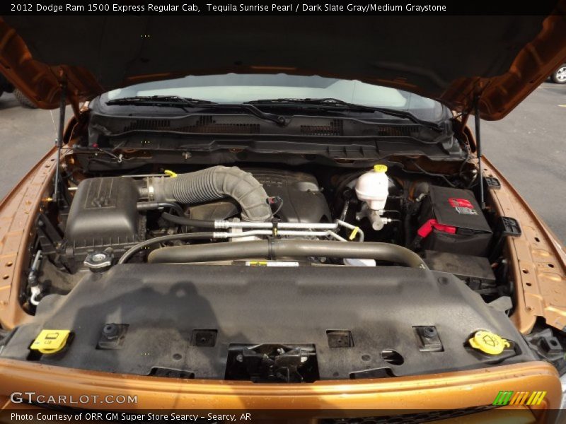 Tequila Sunrise Pearl / Dark Slate Gray/Medium Graystone 2012 Dodge Ram 1500 Express Regular Cab