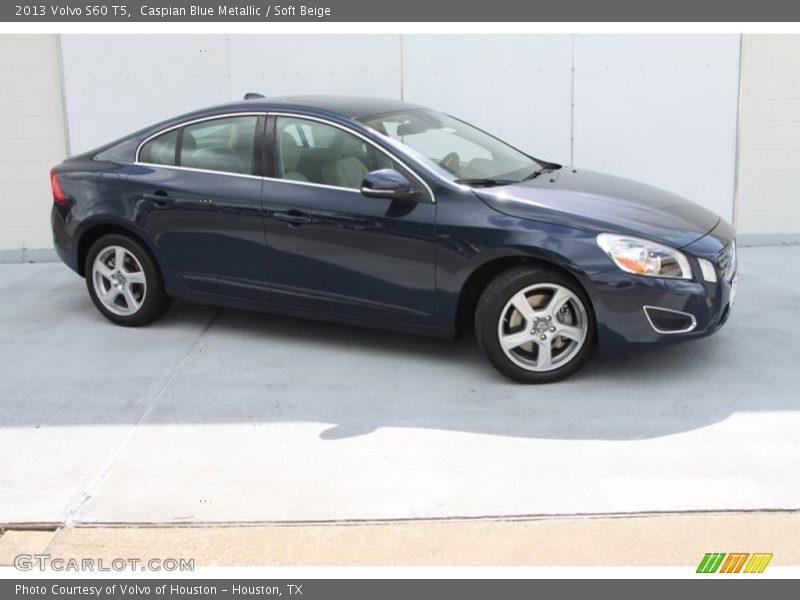 Caspian Blue Metallic / Soft Beige 2013 Volvo S60 T5